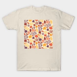 Orange Fall Leaves T-Shirt